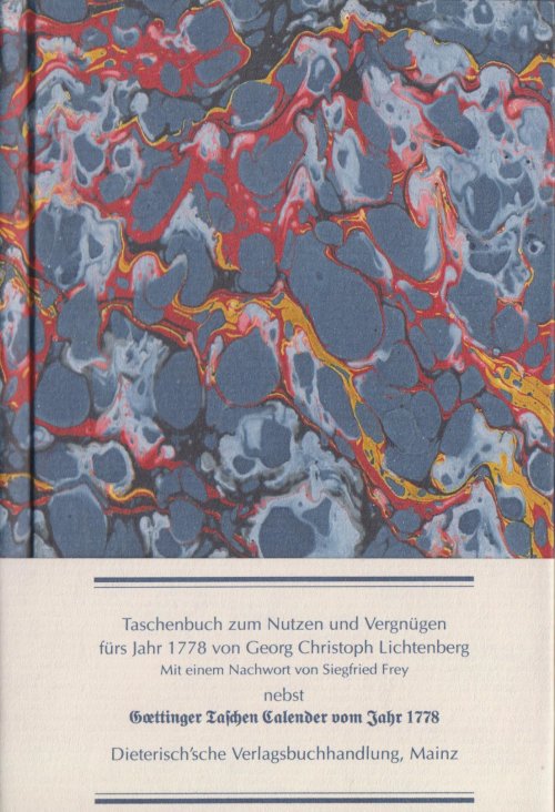 Taschenbuch zum Nutzen und Vergnügen für’s Jahr 1778 Cover