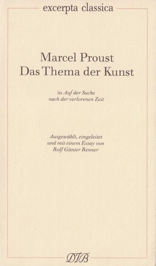 Das Thema der Kunst Cover