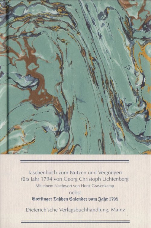 Taschenbuch zum Nutzen und Vergnügen für’s Jahr 1794 Cover
