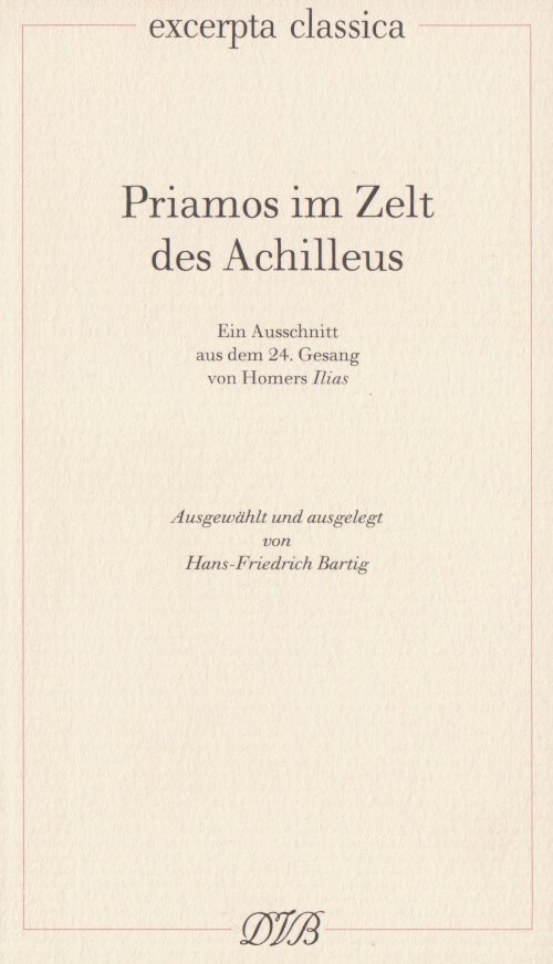 Priamos im Zelt des Achilleus Cover