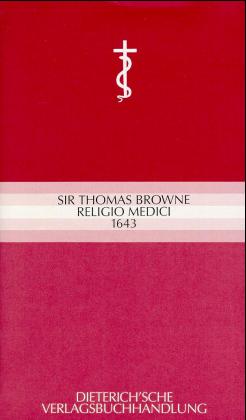 Religio Medici. Cover