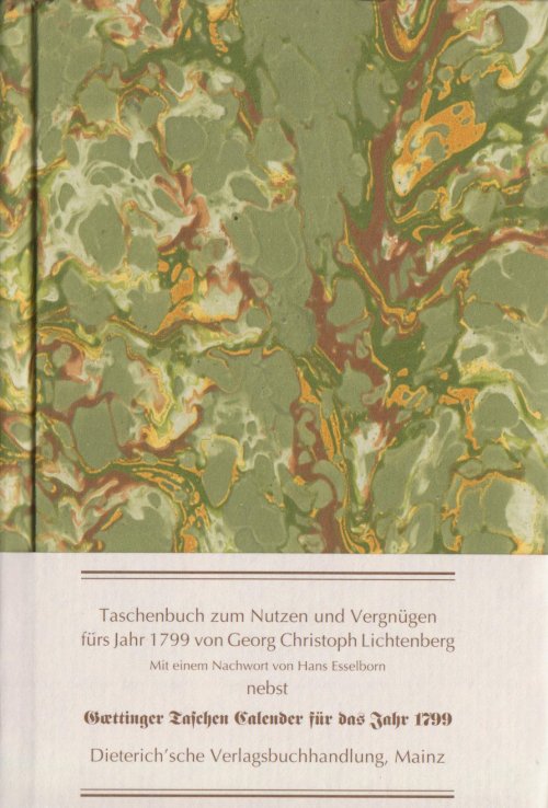 Taschenbuch zum Nutzen und Vergnügen für’s Jahr 1799 Cover