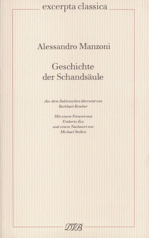 Geschichte der Schandsäule Cover