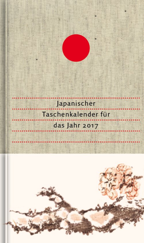 Japanischer Taschenkalender für das Jahr 2017 Cover