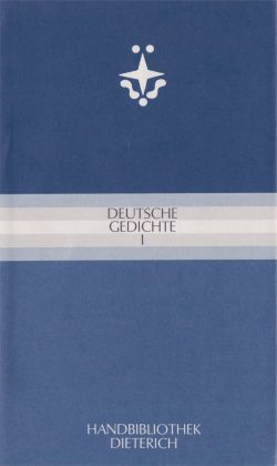 Deutsche Gedichte. Cover