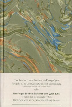 Taschenbuch zum Nutzen und Vergnügen für’s Jahr 1786 Cover
