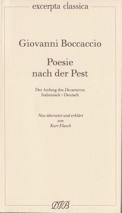 Poesie nach der Pest. Cover