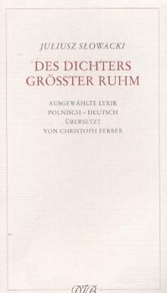 Des Dichters größter Ruhm Cover