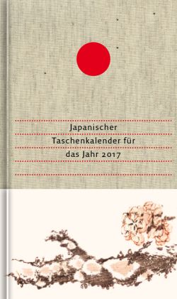 Japanischer Taschenkalender für das Jahr 2017 Cover